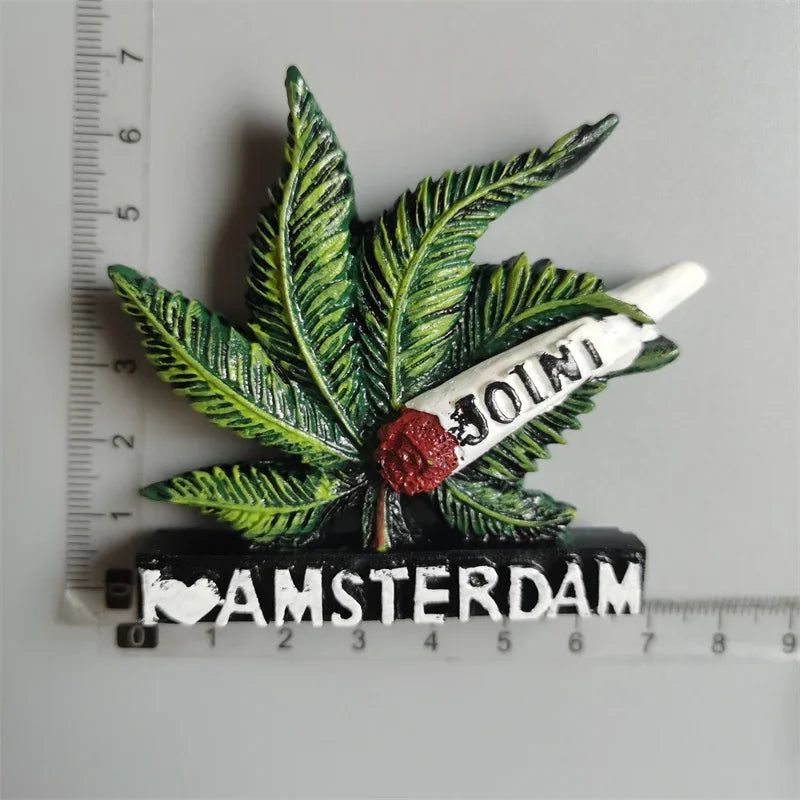 Fridge Magnets Sticker Portugal Scotland Amsterdam Rhoders Greece Ireland Leon SPAIN New Orleans Magnetic Sticker Collection - Grand Goldman