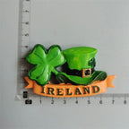 Fridge Magnets Sticker Portugal Scotland Amsterdam Rhoders Greece Ireland Leon SPAIN New Orleans Magnetic Sticker Collection - Grand Goldman