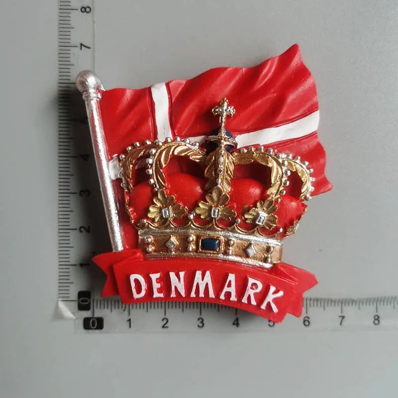 Fridge Magnets Tahiti France Denmark Spain Croatia Saudi Arabia Hawaii Saipan Egypt Qatar ICELAND BUDVA Germany Magnetic Sticker - Grand Goldman
