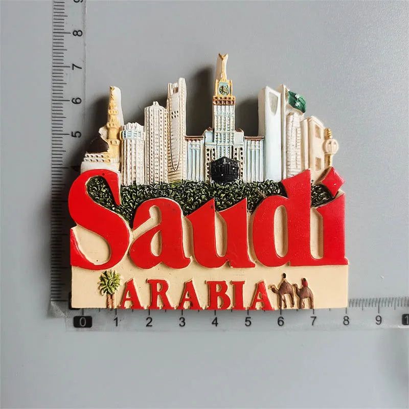 Fridge Magnets Tahiti France Denmark Spain Croatia Saudi Arabia Hawaii Saipan Egypt Qatar ICELAND BUDVA Germany Magnetic Sticker - Grand Goldman