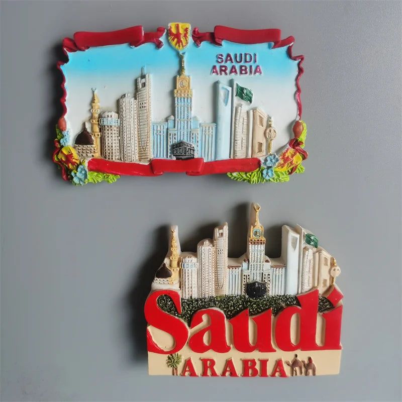 Fridge Magnets Tahiti France Denmark Spain Croatia Saudi Arabia Hawaii Saipan Egypt Qatar ICELAND BUDVA Germany Magnetic Sticker - Grand Goldman