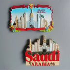 Fridge Magnets Tahiti France Denmark Spain Croatia Saudi Arabia Hawaii Saipan Egypt Qatar ICELAND BUDVA Germany Magnetic Sticker - Grand Goldman