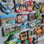Fridge Magnets Tahiti France Denmark Spain Croatia Saudi Arabia Hawaii Saipan Egypt Qatar ICELAND BUDVA Germany Magnetic Sticker - Grand Goldman