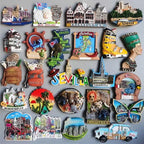 Fridge Magnets Tourist Souvenir France New Zealand Frankfurt Nevada Tenerife Spain Egypt Brussels Africa Amsterdam Berlin Saipan - Grand Goldman