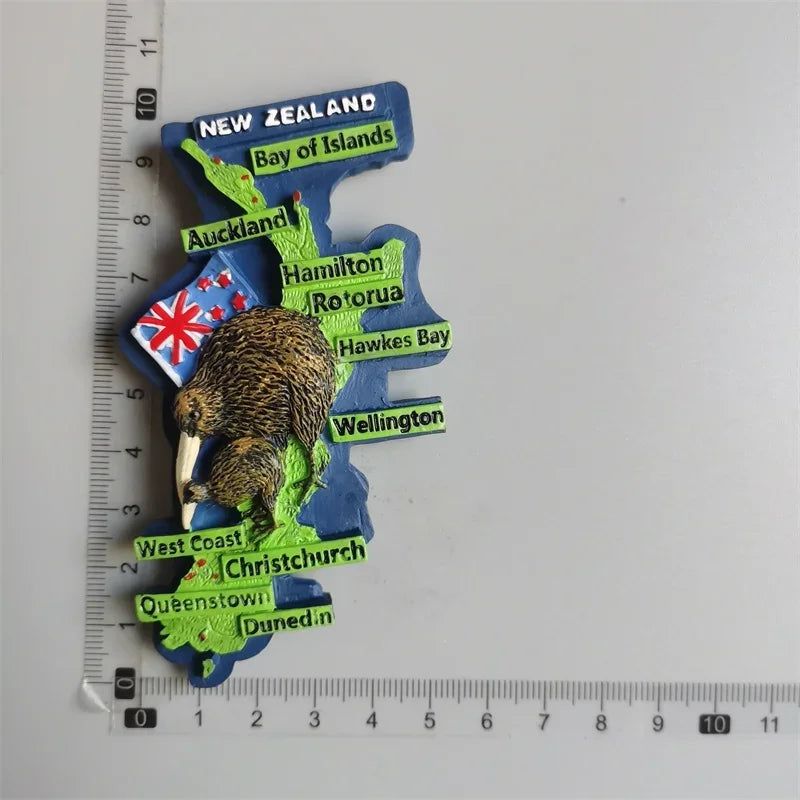 Fridge Magnets Tourist Souvenir France New Zealand Frankfurt Nevada Tenerife Spain Egypt Brussels Africa Amsterdam Berlin Saipan - Grand Goldman