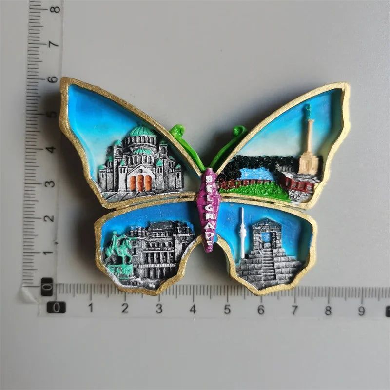 Fridge Magnets Tourist Souvenir France New Zealand Frankfurt Nevada Tenerife Spain Egypt Brussels Africa Amsterdam Berlin Saipan - Grand Goldman