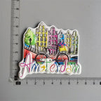 Fridge Magnets Tourist Souvenir France New Zealand Frankfurt Nevada Tenerife Spain Egypt Brussels Africa Amsterdam Berlin Saipan - Grand Goldman