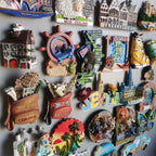 Fridge Magnets Tourist Souvenir France New Zealand Frankfurt Nevada Tenerife Spain Egypt Brussels Africa Amsterdam Berlin Saipan - Grand Goldman