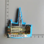 Fridge Magnets Tourist Souvenir France New Zealand Frankfurt Nevada Tenerife Spain Egypt Brussels Africa Amsterdam Berlin Saipan - Grand Goldman