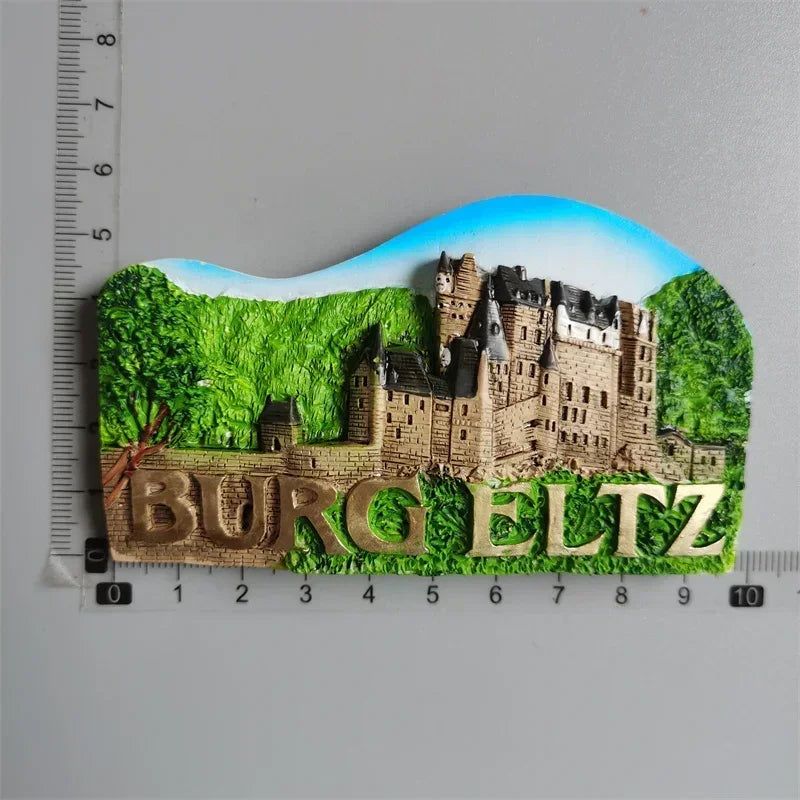 Fridge Magnets Tourist Souvenir Marseille France Copenhagen Denmark Norway Spain Stockholm Sweden USA Grete Greece Germany Gifts - Grand Goldman