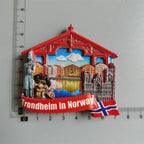 Fridge Magnets Tourist Souvenir Marseille France Copenhagen Denmark Norway Spain Stockholm Sweden USA Grete Greece Germany Gifts - Grand Goldman