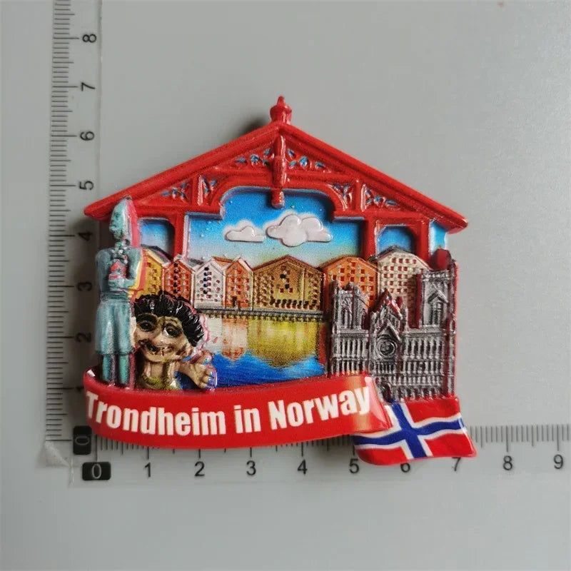 Fridge Magnets Tourist Souvenir Marseille France Copenhagen Denmark Norway Spain Stockholm Sweden USA Grete Greece Germany Gifts - Grand Goldman