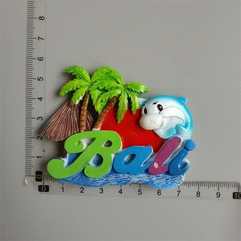 Fridge Magnets Travel Souvenir Vietnam Myanmar Lithuania Miami Hawaii Berlin Cambodia Bhutan Finland Bali Paris Home Decorations - Grand Goldman