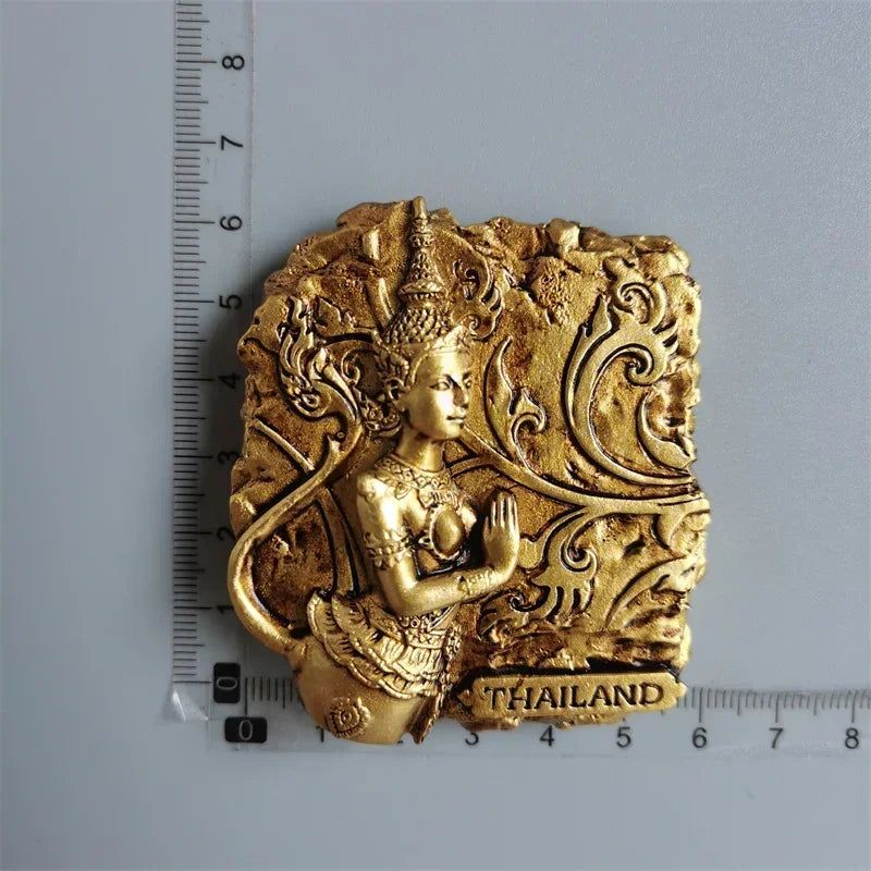 Fridge Magnets Travel Souvenir Vietnam Myanmar Lithuania Miami Hawaii Berlin Cambodia Bhutan Finland Bali Paris Home Decorations - Grand Goldman