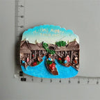 Fridge Magnets Travel Souvenir Vietnam Myanmar Lithuania Miami Hawaii Berlin Cambodia Bhutan Finland Bali Paris Home Decorations - Grand Goldman