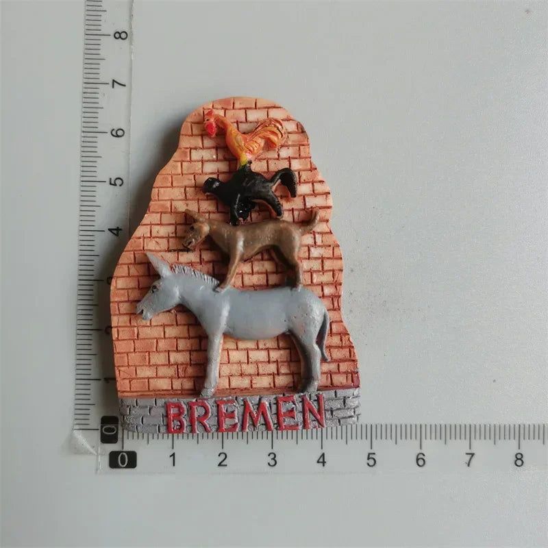 Fridge Magnets Travel Souvenir Vietnam Myanmar Lithuania Miami Hawaii Berlin Cambodia Bhutan Finland Bali Paris Home Decorations - Grand Goldman