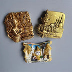 Fridge Magnets Travel Souvenir Vietnam Myanmar Lithuania Miami Hawaii Berlin Cambodia Bhutan Finland Bali Paris Home Decorations - Grand Goldman