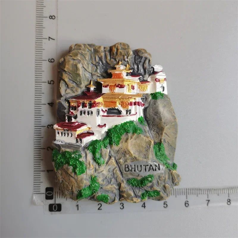 Fridge Magnets Travel Souvenir Vietnam Myanmar Lithuania Miami Hawaii Berlin Cambodia Bhutan Finland Bali Paris Home Decorations - Grand Goldman