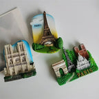 Fridge Magnets Travel Souvenir Vietnam Myanmar Lithuania Miami Hawaii Berlin Cambodia Bhutan Finland Bali Paris Home Decorations - Grand Goldman
