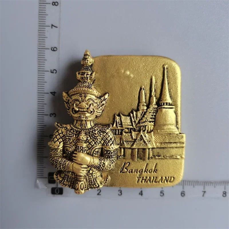 Fridge Magnets Travel Souvenir Vietnam Myanmar Lithuania Miami Hawaii Berlin Cambodia Bhutan Finland Bali Paris Home Decorations - Grand Goldman