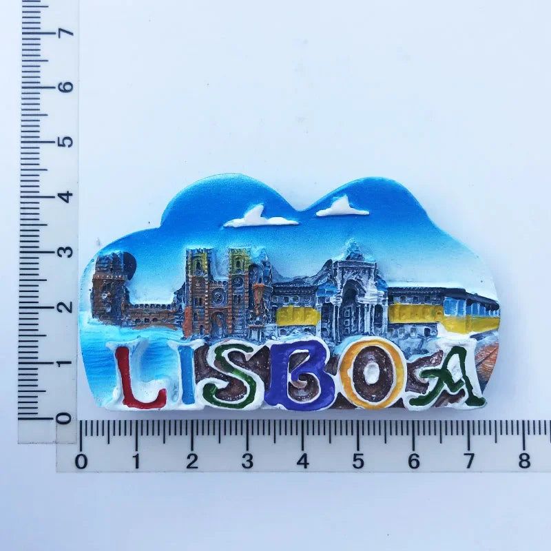 Fridge Magnets World Tourist  Souvenir Tallinn Estonia Riga Latvia Helsinki Finland Stockholm Dublin Dubai Romania Tokyo Japan - Grand Goldman