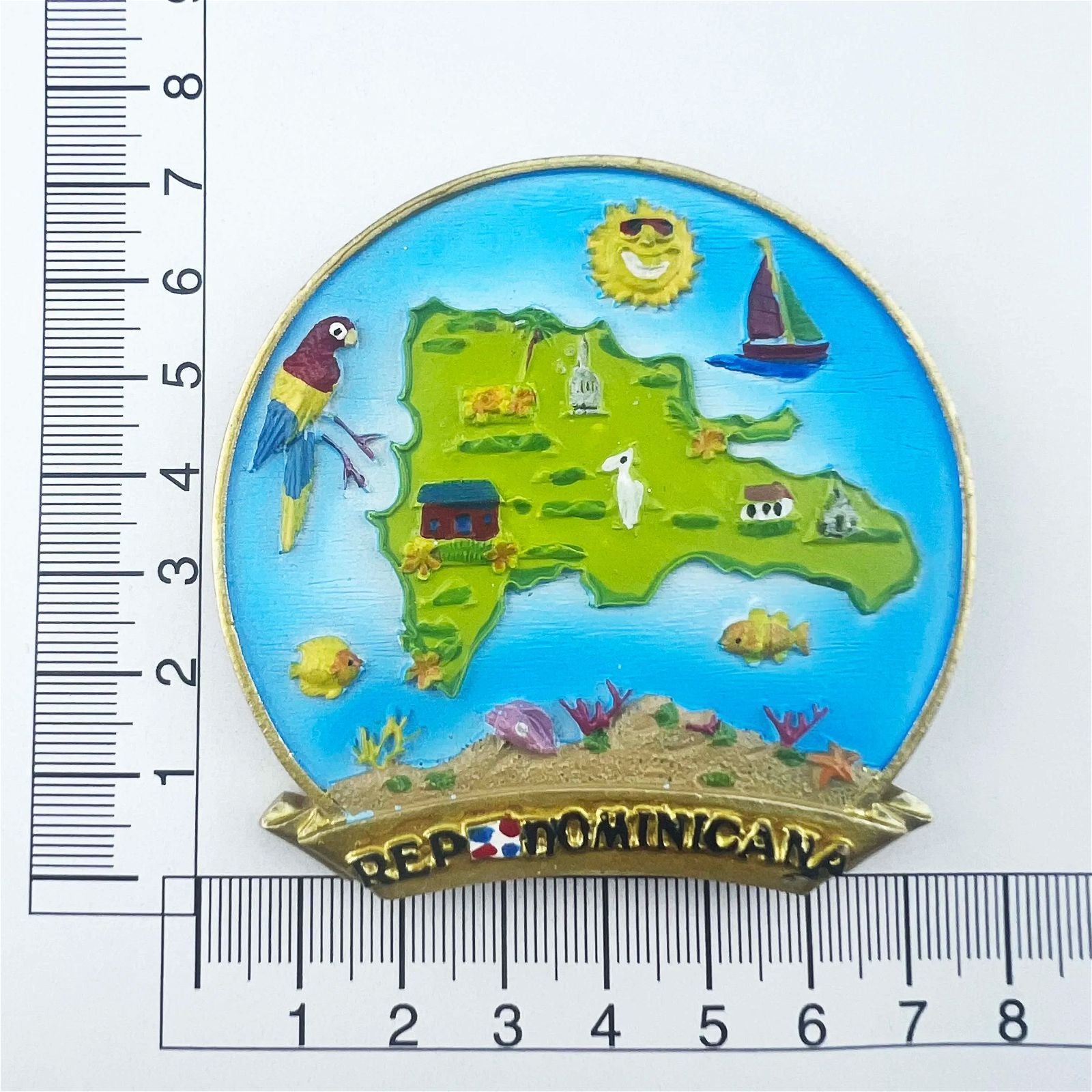 Fridge Magnets Would Tourist Souvenir Norway Dominicana Madrid Morocco Holland Korea Bali Thailand 3d Resin sticker Home Decor - Grand Goldman