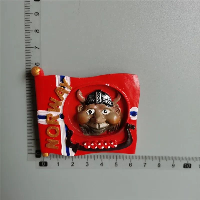 Fridge Magnets Would Tourist Souvenir Norway Dominicana Madrid Morocco Holland Korea Bali Thailand 3d Resin sticker Home Decor - Grand Goldman