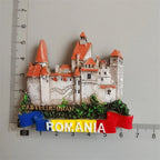 Fridge Magnets Would Tourist Souvenir Norway Dominicana Madrid Morocco Holland Korea Bali Thailand 3d Resin sticker Home Decor - Grand Goldman
