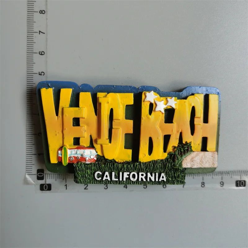 Fridge Magnets of Sweden Johannesburg CANCUN Mexico Hawaii  American Iceland Finland Tenerife California Toledo Collection Decor - Grand Goldman