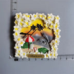 Fridge Magnets of Sweden Johannesburg CANCUN Mexico Hawaii  American Iceland Finland Tenerife California Toledo Collection Decor - Grand Goldman