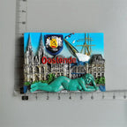 Fridge Magnets of Sweden Johannesburg CANCUN Mexico Hawaii  American Iceland Finland Tenerife California Toledo Collection Decor - Grand Goldman