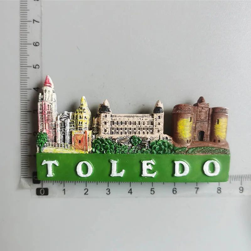 Fridge Magnets of Sweden Johannesburg CANCUN Mexico Hawaii  American Iceland Finland Tenerife California Toledo Collection Decor - Grand Goldman