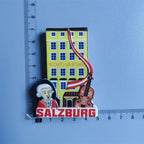Fridge Magnets of Switzerland Geneva Berne Wolli Zermatt BERLIN Germany Car Vienna Salzburg Mozart Austria Collection Home Decor - Grand Goldman