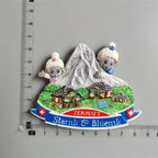 Fridge Magnets of Switzerland Geneva Berne Wolli Zermatt BERLIN Germany Car Vienna Salzburg Mozart Austria Collection Home Decor - Grand Goldman