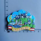 Fridge Magnets of Switzerland Geneva Berne Wolli Zermatt BERLIN Germany Car Vienna Salzburg Mozart Austria Collection Home Decor - Grand Goldman