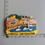 Fridge magnet New Orleans Dominican Republic Finland Pompei Italy Iceland Spain Thailand Cyprus Budapest Andorra Egypt Magnetic Stickers - Grand Goldman