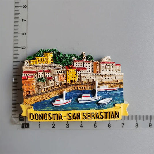 Fridge magnet New Orleans Dominican Republic Finland Pompei Italy Iceland Spain Thailand Cyprus Budapest Andorra Egypt Magnetic Stickers - Grand Goldman