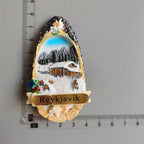 Fridge magnet New Orleans Dominican Republic Finland Pompei Italy Iceland Spain Thailand Cyprus Budapest Andorra Egypt Magnetic Stickers - Grand Goldman