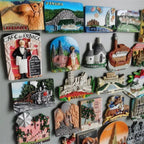 Fridge magnet Panama Dubai France Italy Cambodia Turkey Italy Greece Germany Switzerland Tourism Souvenir Refrigerator Sticker - Grand Goldman