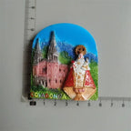 Fridge magnet Panama Dubai France Italy Cambodia Turkey Italy Greece Germany Switzerland Tourism Souvenir Refrigerator Sticker - Grand Goldman