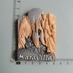 Fridge magnet Panama Dubai France Italy Cambodia Turkey Italy Greece Germany Switzerland Tourism Souvenir Refrigerator Sticker - Grand Goldman