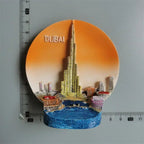 Fridge magnet Panama Dubai France Italy Cambodia Turkey Italy Greece Germany Switzerland Tourism Souvenir Refrigerator Sticker - Grand Goldman