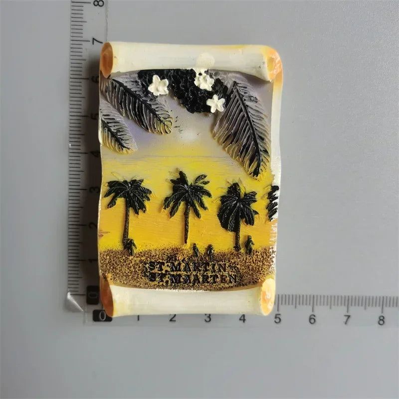 Fridge magnet Panama Dubai France Italy Cambodia Turkey Italy Greece Germany Switzerland Tourism Souvenir Refrigerator Sticker - Grand Goldman