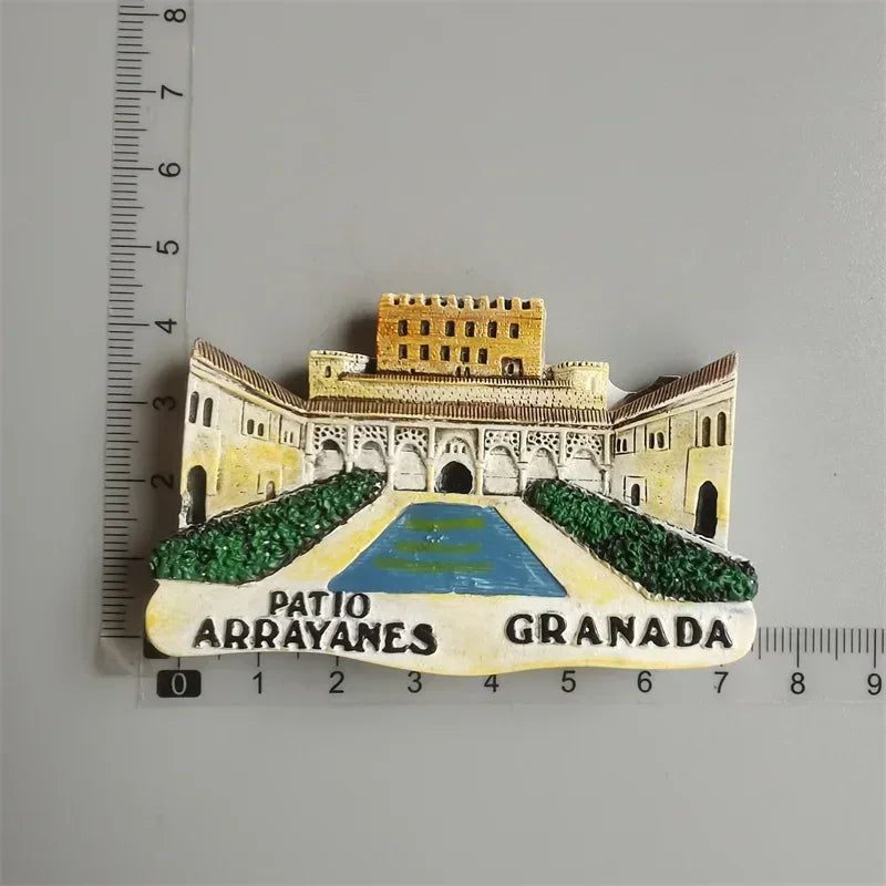 Fridge magnet Panama Dubai France Italy Cambodia Turkey Italy Greece Germany Switzerland Tourism Souvenir Refrigerator Sticker - Grand Goldman