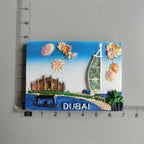 Fridge magnet Panama Dubai France Italy Cambodia Turkey Italy Greece Germany Switzerland Tourism Souvenir Refrigerator Sticker - Grand Goldman
