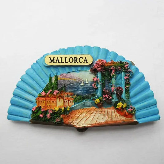 Fridge magnet spain Tourism souvenir European Mallorca Refrigerator magnetic Stickers for home decoration Travel Gifts - Grand Goldman