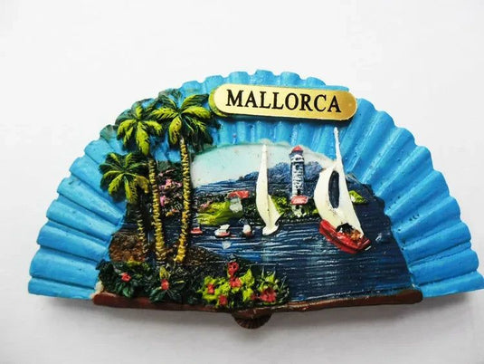 Fridge magnet spain Tourism souvenir European Mallorca Refrigerator magnetic Stickers for home decoration Travel Gifts - Grand Goldman