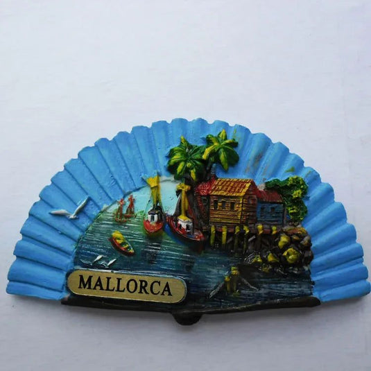 Fridge magnet spain Tourism souvenir European Mallorca Refrigerator magnetic Stickers for home decoration Travel Gifts - Grand Goldman