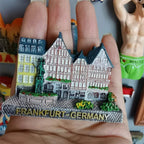 Fridge magnets Lanzarote Tenerife Gran canaria Algarve Canada Monaco Jerusalem South Africa Frankfurt Germany tourist souvenir - Grand Goldman