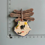 Fridge magnets Lanzarote Tenerife Gran canaria Algarve Canada Monaco Jerusalem South Africa Frankfurt Germany tourist souvenir - Grand Goldman